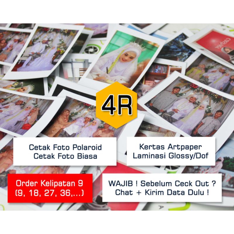 cetak foto polaroid 4R | cetak foto 4R
