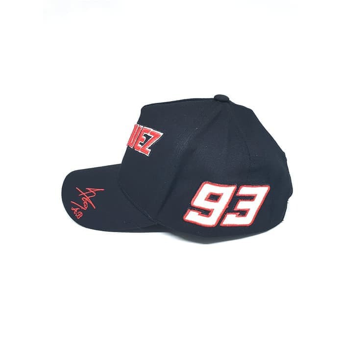 Limited! TOPI MOTOGP MARC MARQUEZ 93 HITAM HAT CAP SNAPBACK