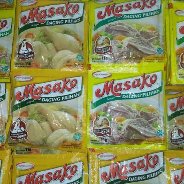 

Masako Penyedap Rasa Rasa Sapi dan Ayam 11 gram