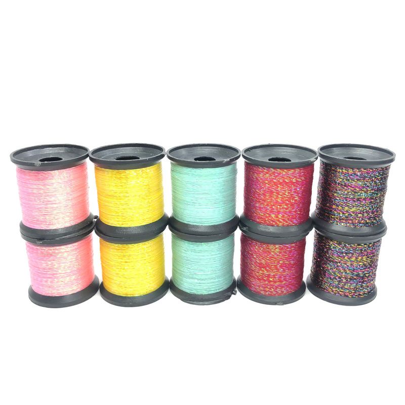 Benang Mutiara Roll Sabiki Rintak Wraping Assist Hook Bentuk Roll