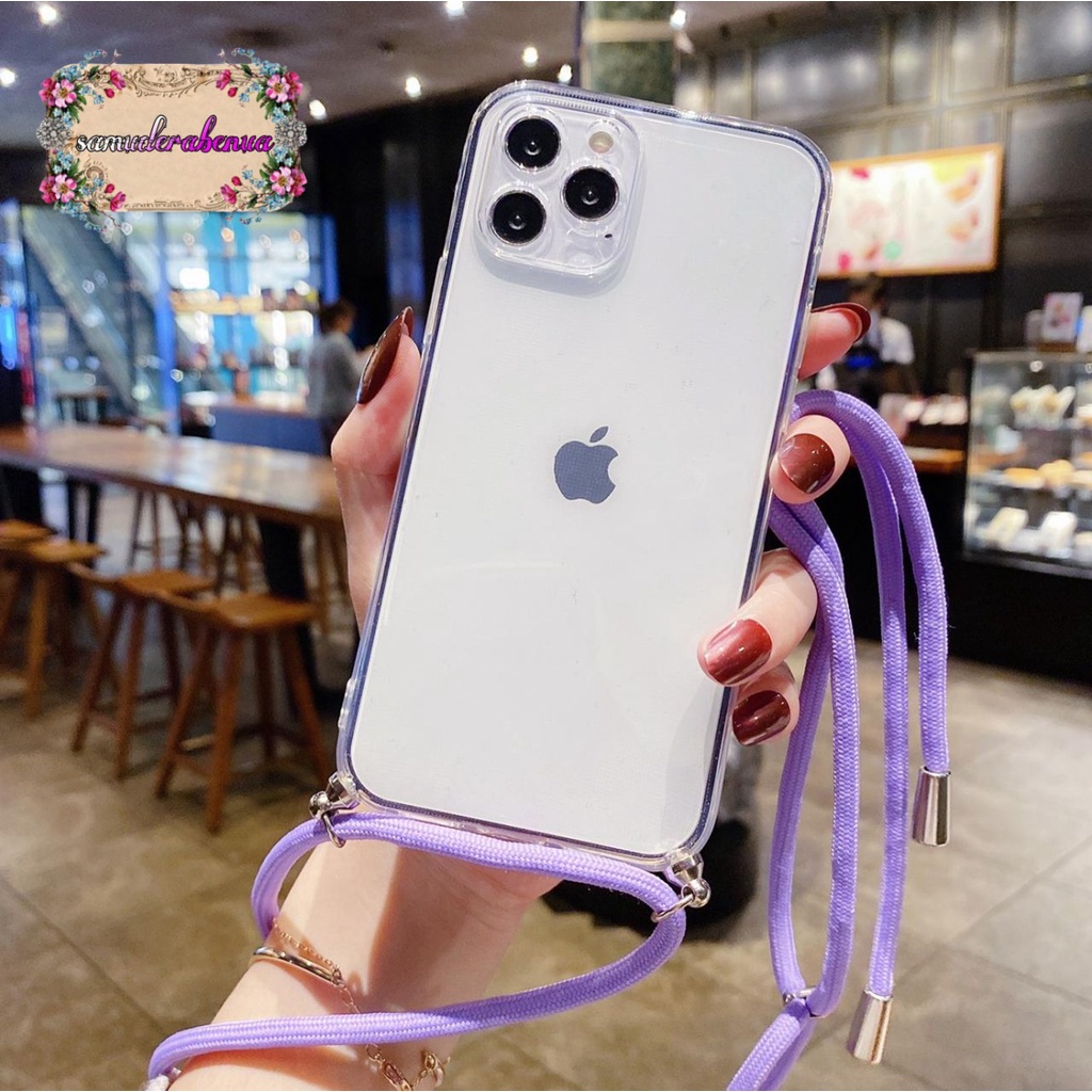 Softcase Slingcase Lanyard Bening Oppo A57 2022 A55 A57 A39 A74 A93 A76 A36 F1S A59 A54 A93 F19 PRO SB2512