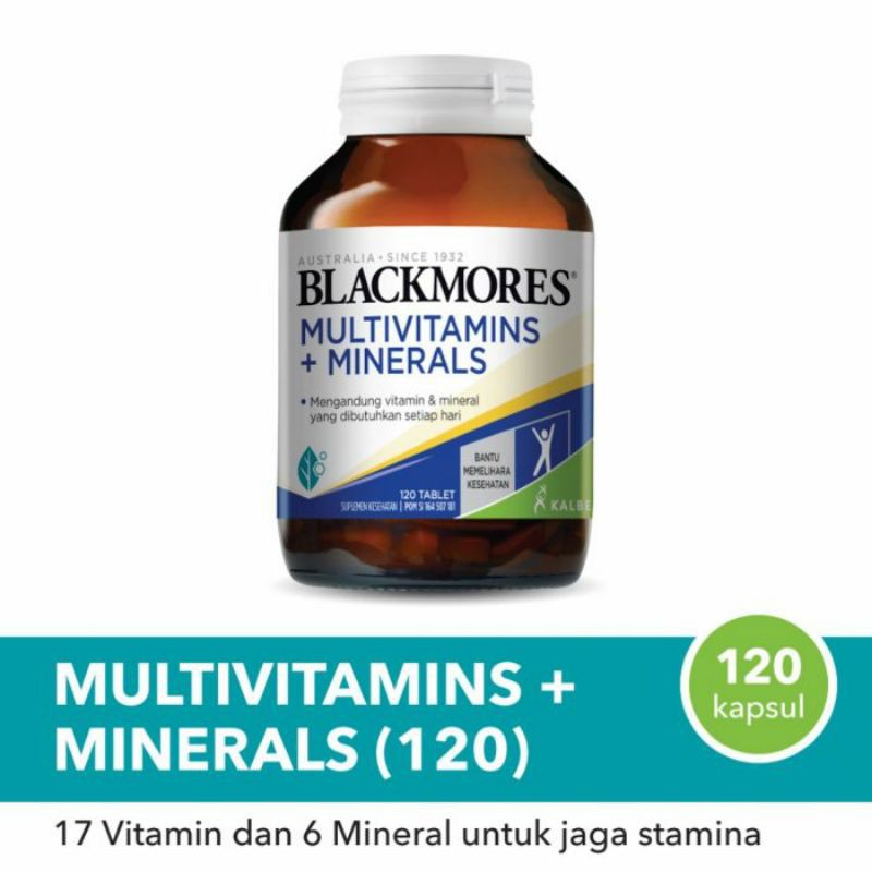 blackmores Multivitamins Minerals 120 Tablets