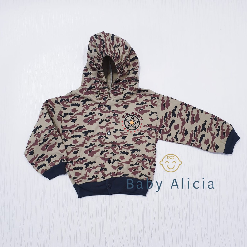 COD Bayar Di Tempat Jaket bayi laki-laki motif army bahan bagus pakaian anak cowo