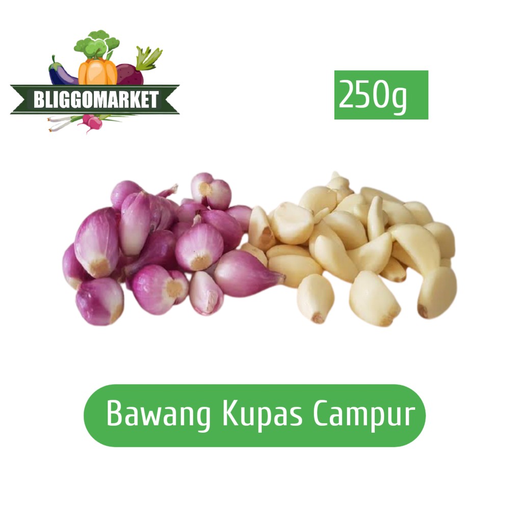 

Paket Bawang Campur Kupas / 250gr