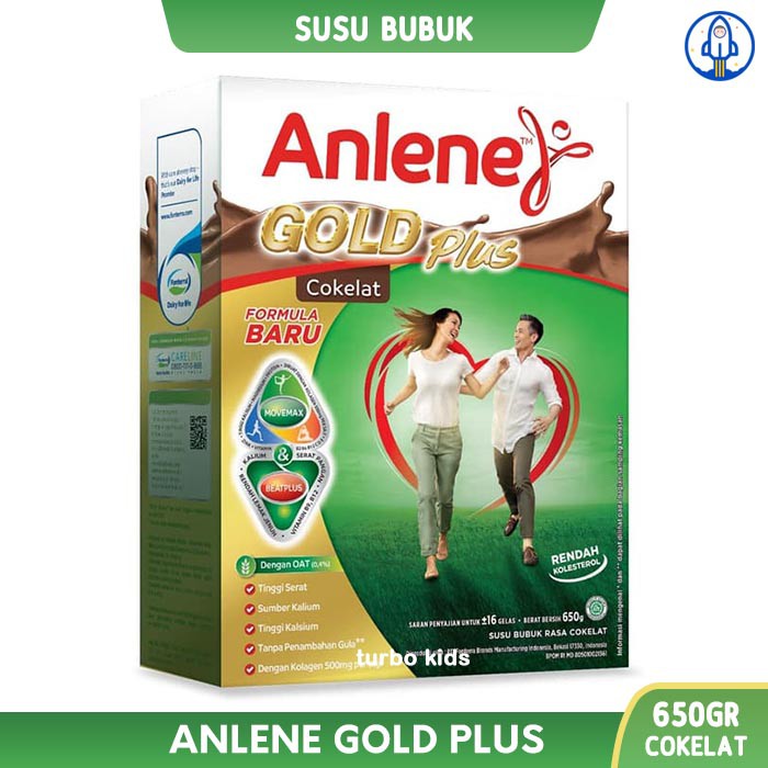 

ANLENE Gold Plus Vanila/Coklat/Original 650gr