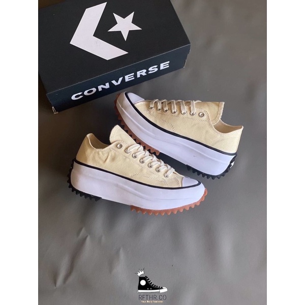 Converse Run Star Hike Low White Beige