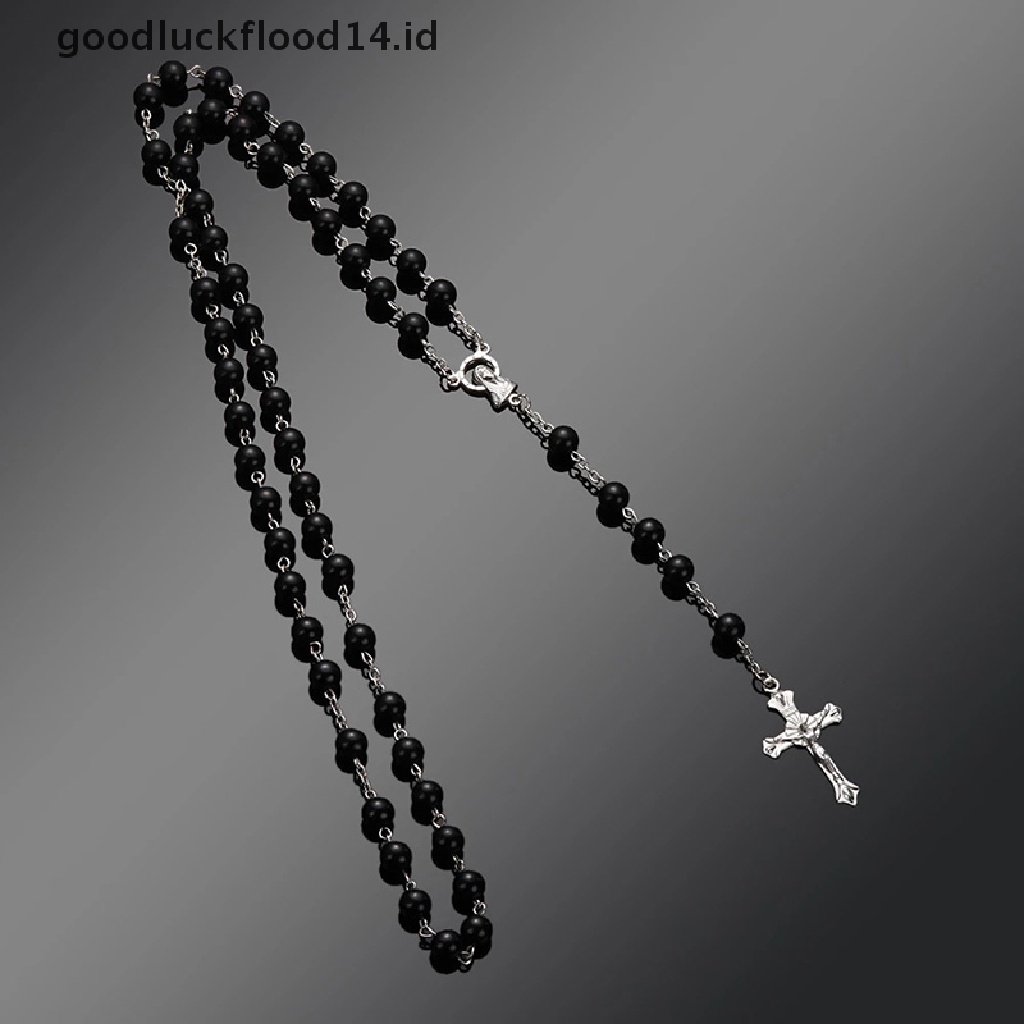 [OOID] 2020 New Fashion Handmade Catholic Rosary Cross Religious Pendants Necklace ID