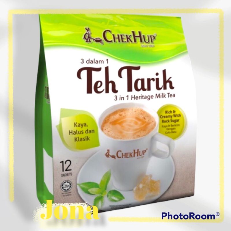 

Chek hup teh tarik 3in1 heritage milk tea rich & creamy malaysia