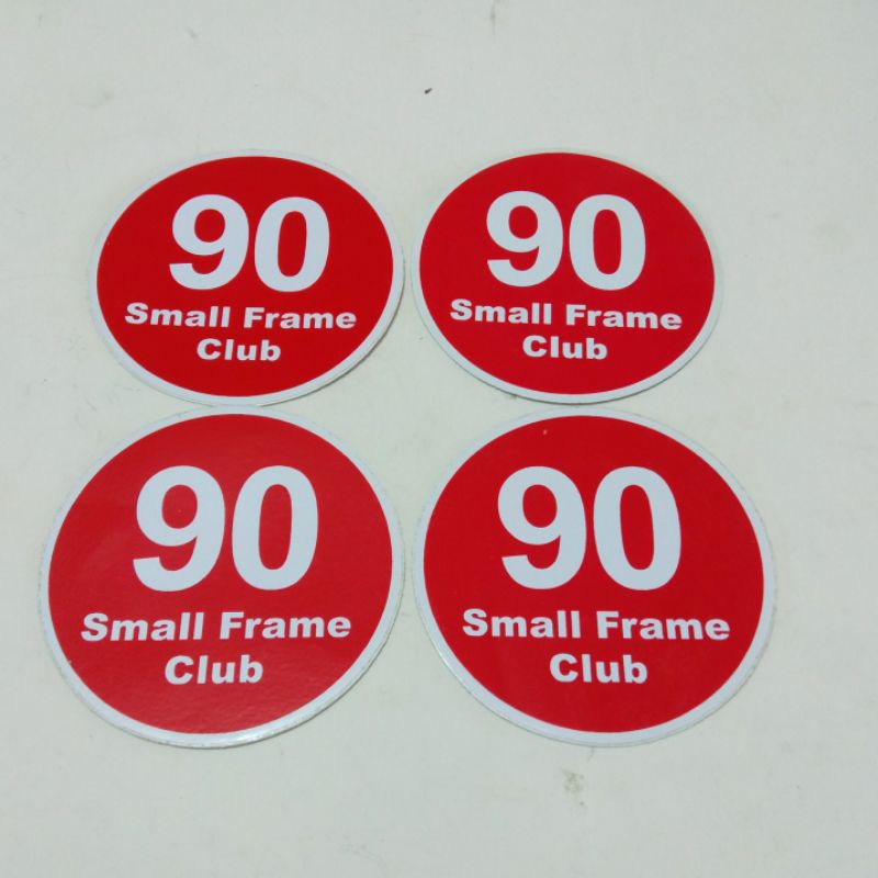 Stiker Vespa 90 smallframe club