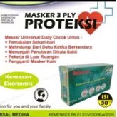 MASKER MEDIS UNIVERSAL 3 PLY BAHAN BERKUALITAS AMAN &amp; NYAMAN DIPAKAI