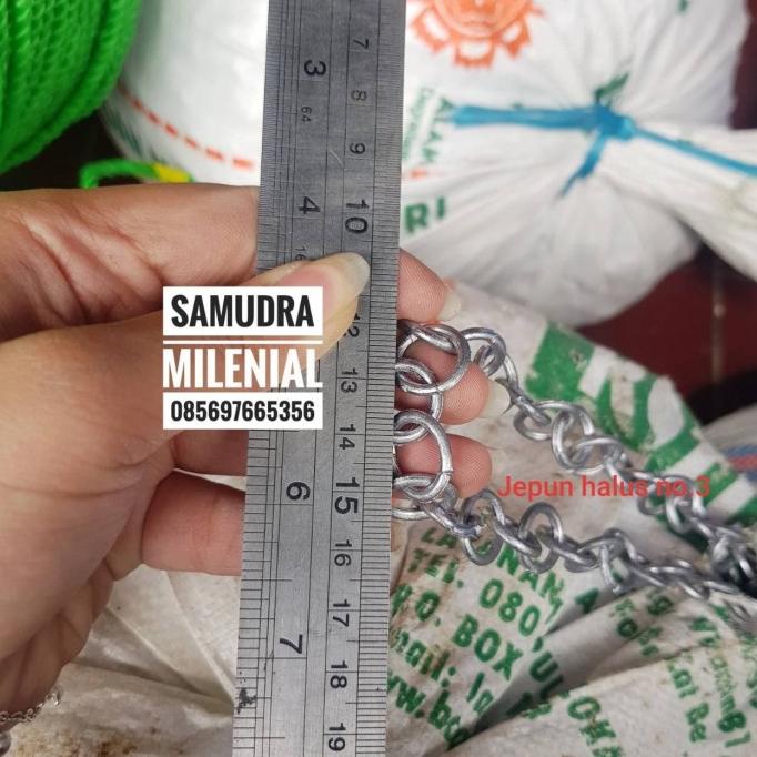 Rantai Timah Pemberat Jala Murah Model Jepun Halus Tipis Kualiitas