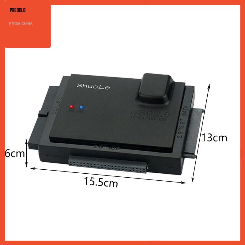 IDE SATA to USB 2.0 Converter 3 Ports for 2.5 3.5 Hard Disk Drive HDD SSD