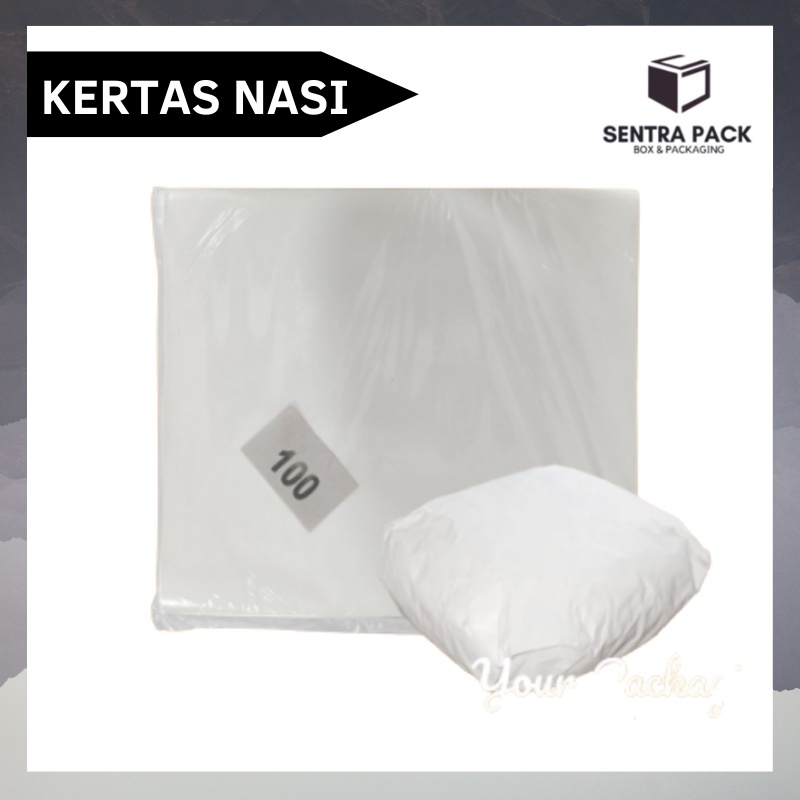 

Kertas Nasi Foodgrade 20x20 Paperwrap Food grade Paperwrap sentrapackmalang