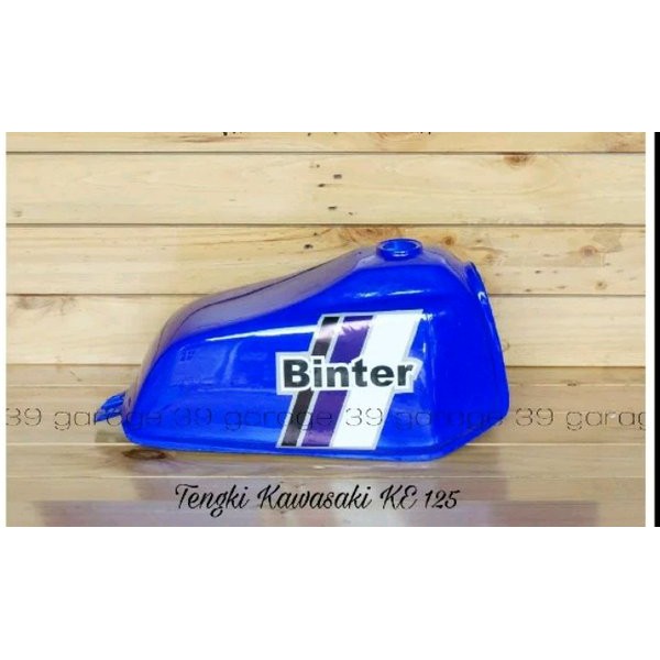 TANGKI JADUL TANGKI  KAWASAKI KE125 TRAIL JADUL BLUE