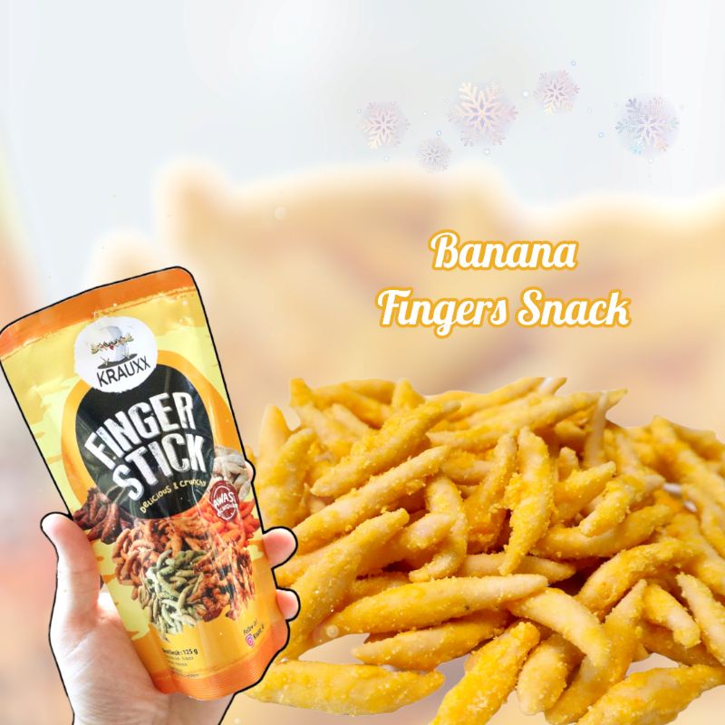 

Krauxx finger's Snack Banana Snow / Bukan Bidaran 125gr