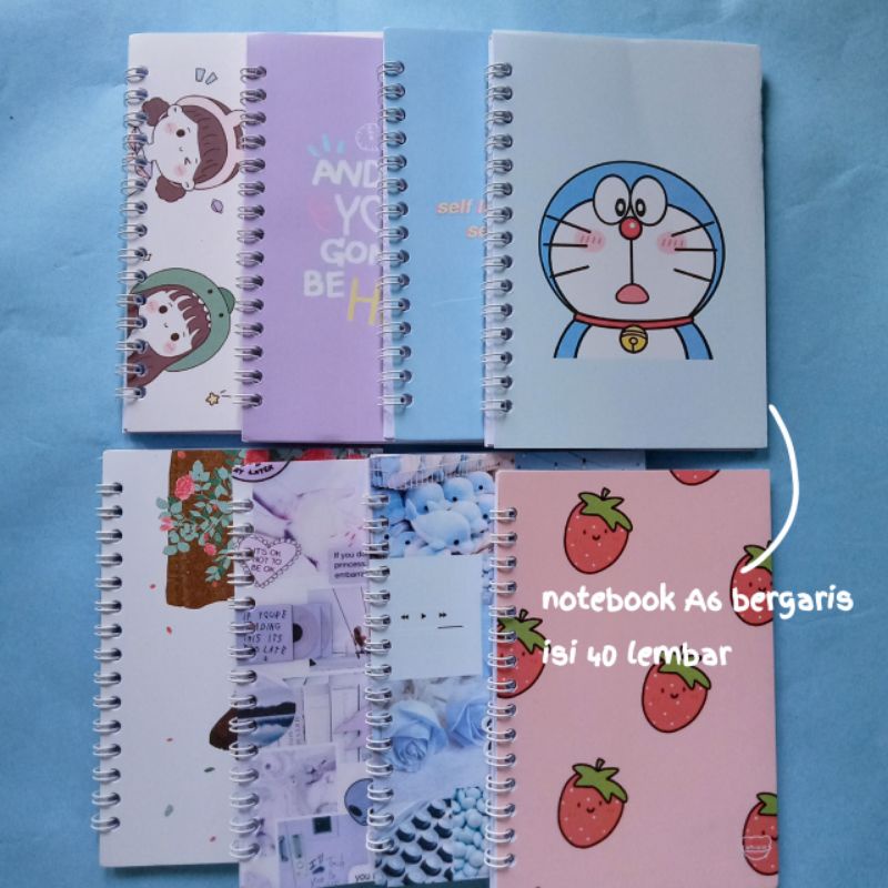 

(12pcs) NOTEBOOK A6 / ALAT TULIS / BUKU CATATAN