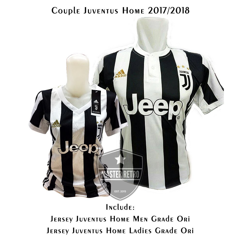 Jersey Juventus Home Couple 2017 2018 Grade Ori Terlaris