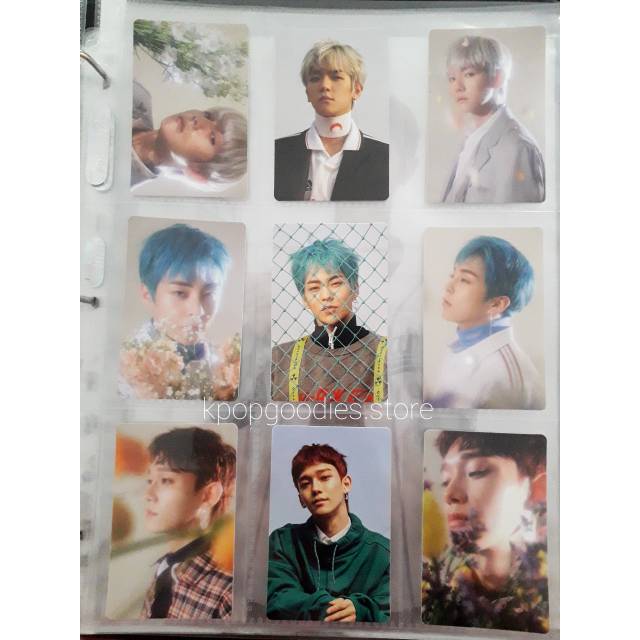 [READY] EXO CBX BLOOMING DAYS OFFICIAL SUM GOODS PHOTOCARD STICKER (XIUMIN CHEN BAEKHYUN)