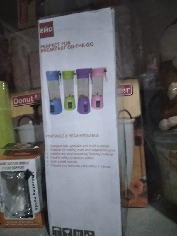 4 Mata Pisau Portable Blender Jus Usb Mixer Alat Smoothie