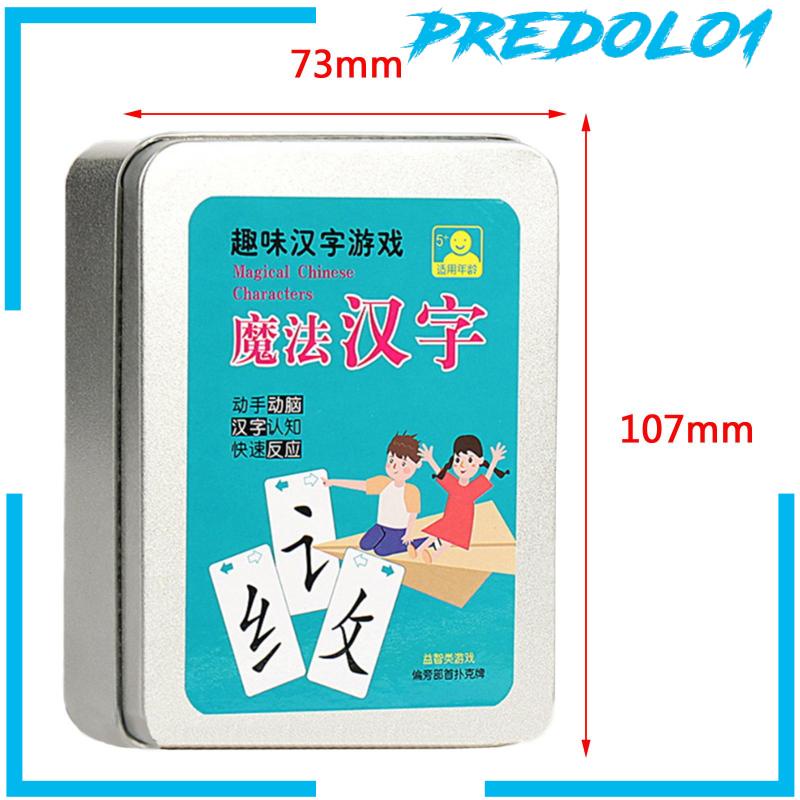 (Predolo1) 120pcs / Set Kartu Flash Card Belajar Bahasa Mandarin Untuk Pemula