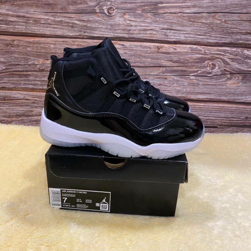 Nike air jordan 11 black white family size 40-45