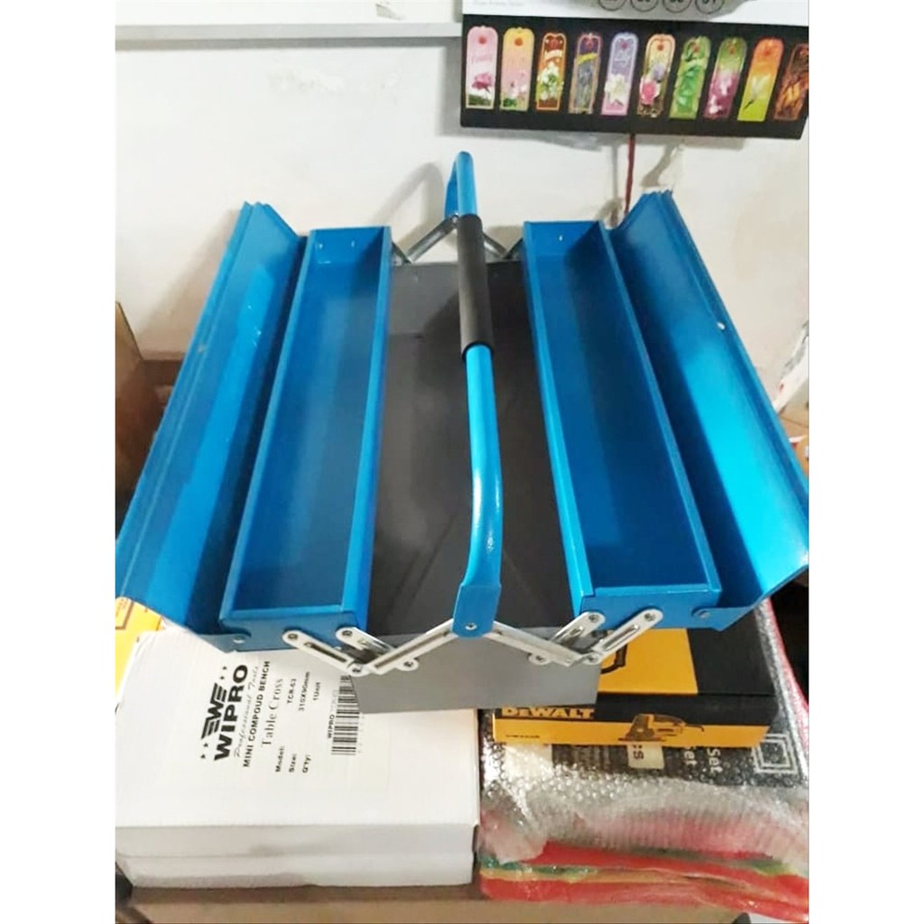 heavy duty tool box TENKA susun 2 -  kotak perkakas bahan plat t