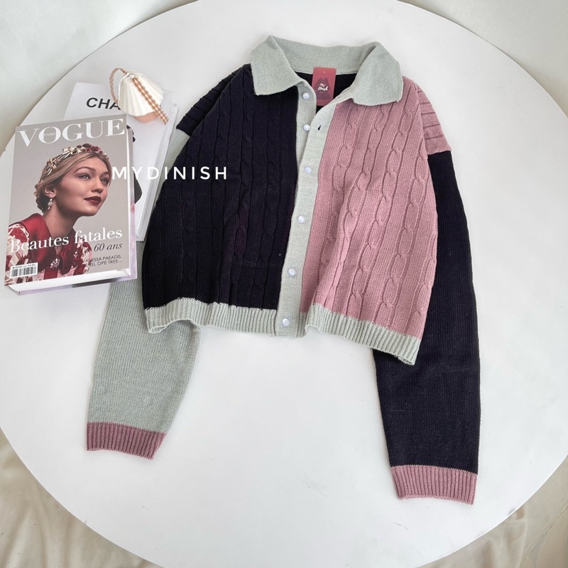 Amora Cable Cardy  - Cardigan Combo Wanita