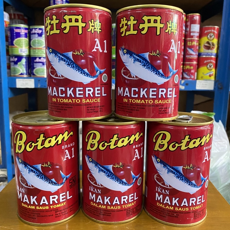 

(425gr) Botan Brand A1/ Tuna Botan/ Tuna ikan/ Ikan makarel saus tomat