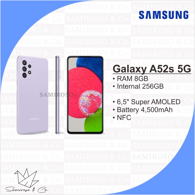 Samsung Galaxy A52s 5G 8/256 GB Garansi Resmi SEIN 1 Tahun