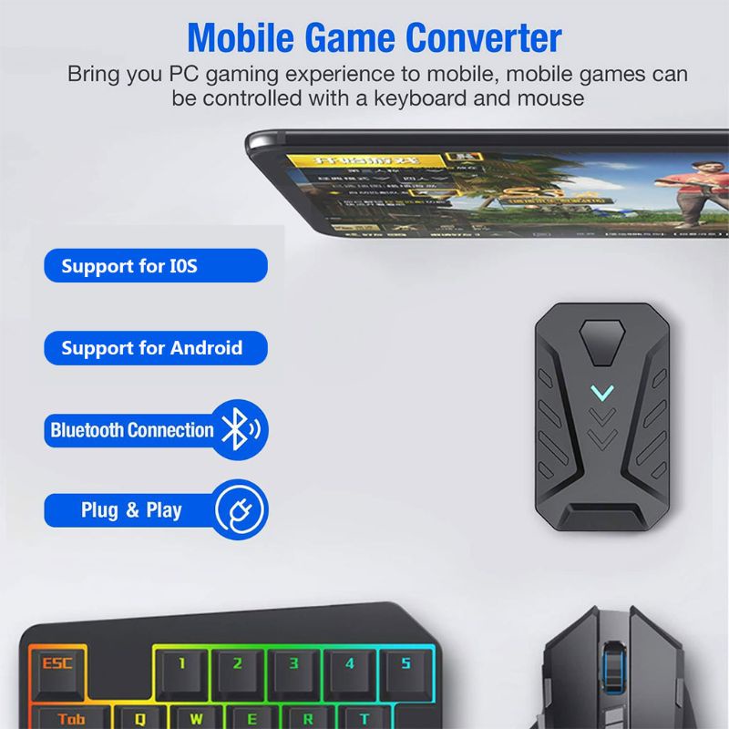 Cre Adapter Konverter Keyboard + Mouse Gaming Portable Untuk MIX PRO / MIX LITE