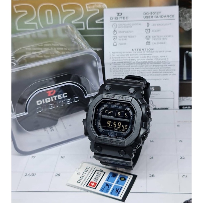 DIGITEC DG 5012 / DG-5012 / DG5012 / DG 2012 Watch Jam Tangan ORIGINAL