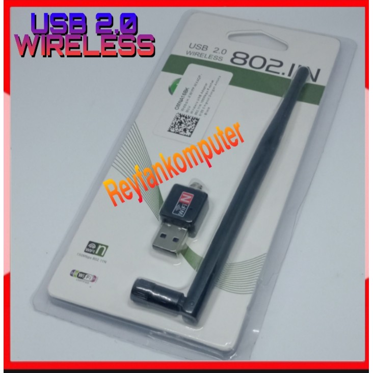 USB WiFi 150Mbps + ANTENA 150Mbps Wireless Adapter