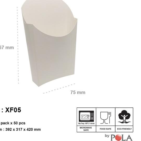 

❀ Fry carton / Kantong tempat kentang goreng XF05- 50pcs ★