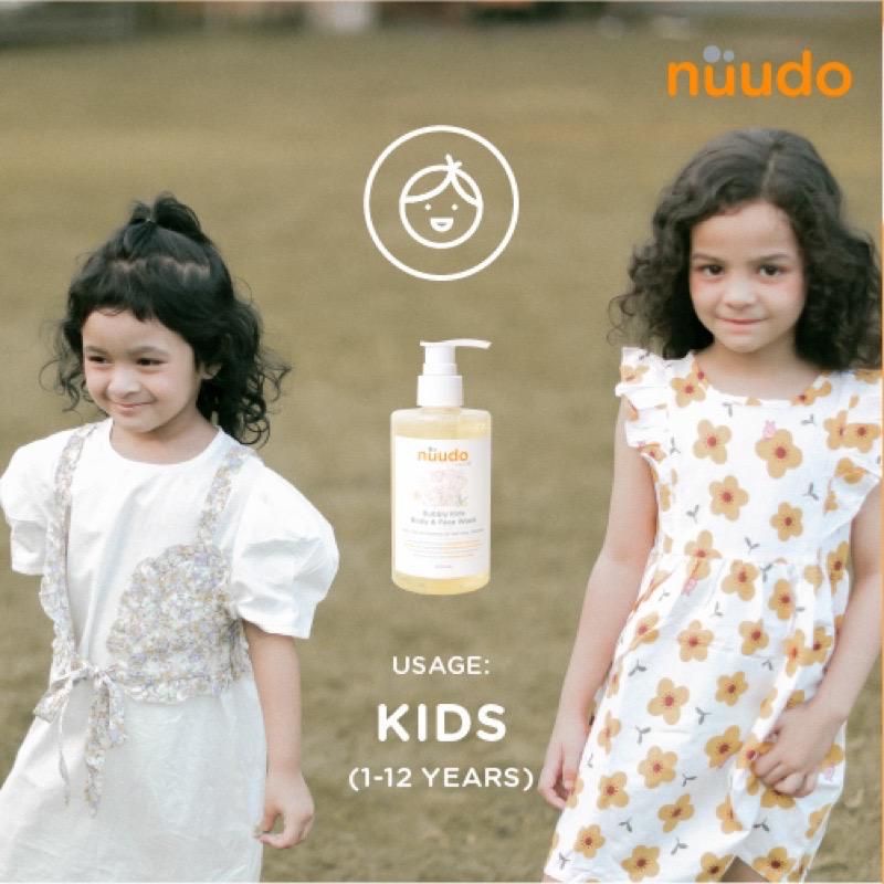 Nuudo By Pureco Kids Body to Face - Nudoo Gentle Baby Head To Newborn - Sabun Shampoo New Born Bayi  - Sabun Muka &amp; Mandi Anak - Facial &amp; Bodywash