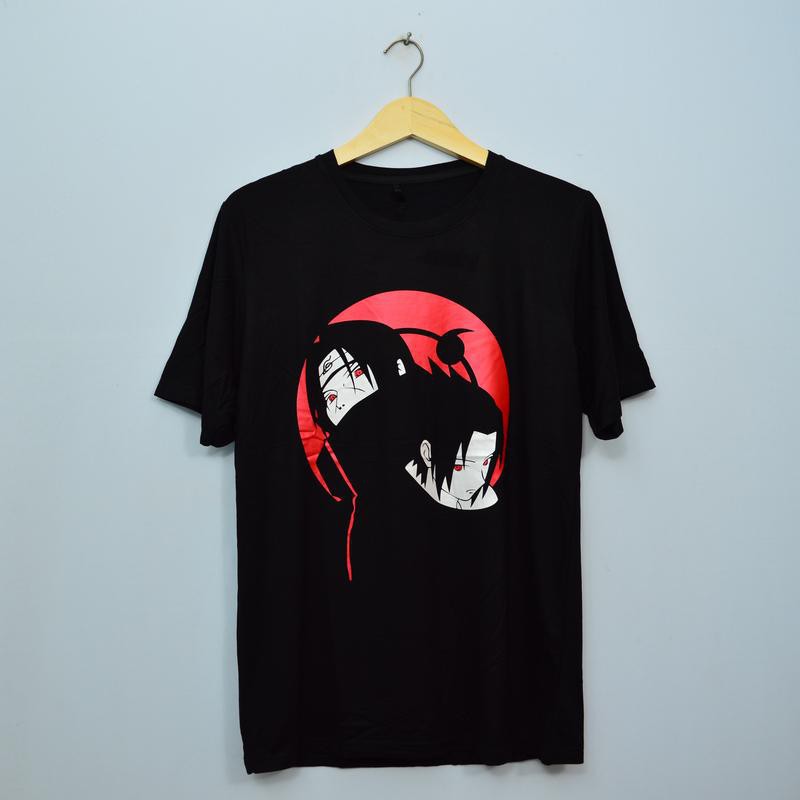 Kaos Anime Baju Naruto SASUKE ITACHI UCHIHA - KAOS ITACHI UCHIHA merenung