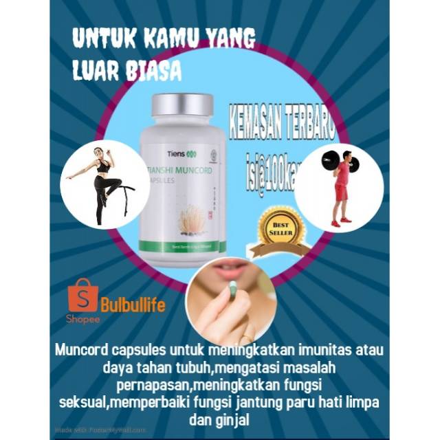VITAMIN SUPLEMEN IMBOST VITAMIN HERBAL OBAT KUAT HERBAL PRIA OBAT NYERI OTOT MULTIVITAMIN CORDYCEPS