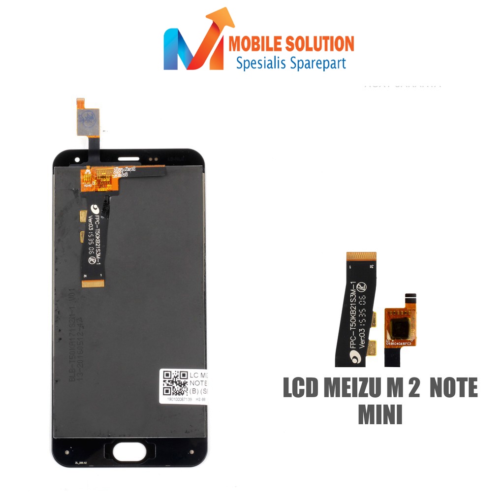 Grosir LCD Meizu M2 Note Mini ORIGINAL 100% Fullset Touchscreen Garansi 1 Bulan + Packing / Bubbel