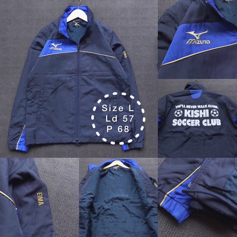 Jaket Thrift Vintage WHICHONE Sudah Cuci Langsung pakai 90s thriftshop bandung thrifting parasut tebal katun thrift shop outer luaran ootd hoodie sweater Harrington-WOS964