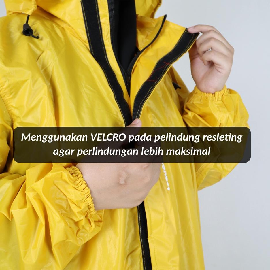 Jas Hujan Gamis Muslimah Mantel Hujan Wanita  ル