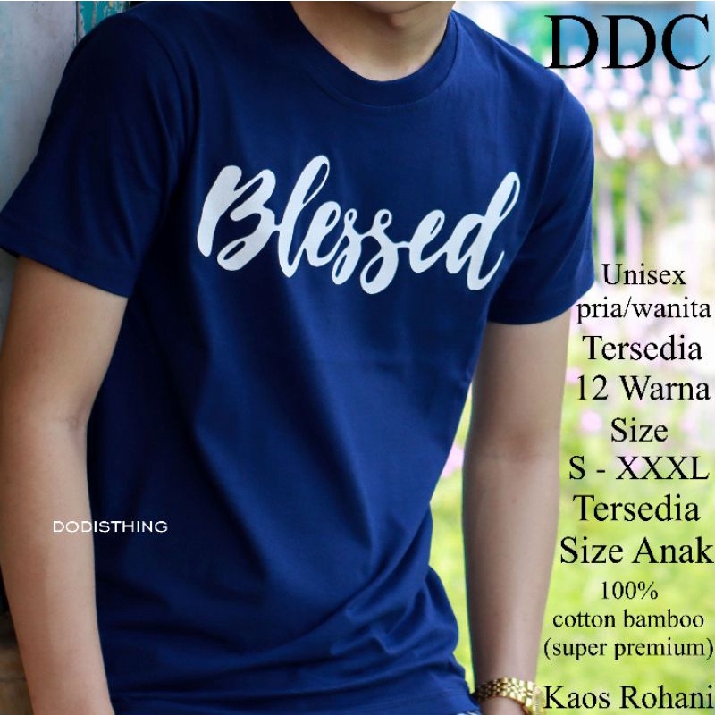 KAOS ROHANI BLESSED KRISTEN KATHOLIK