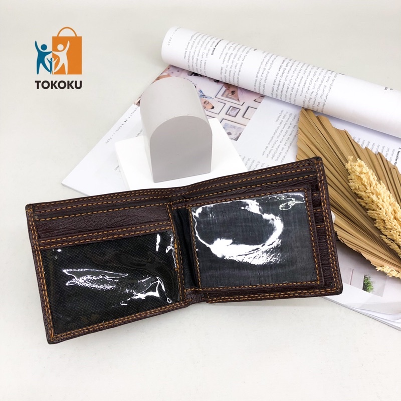 Dompet Pria Kulit PU Dompet Import Dompet Cowo Lipat 2 - 13