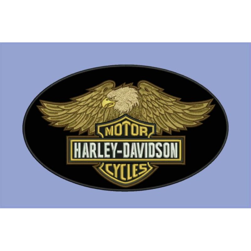 Emblem bordir harley davidson