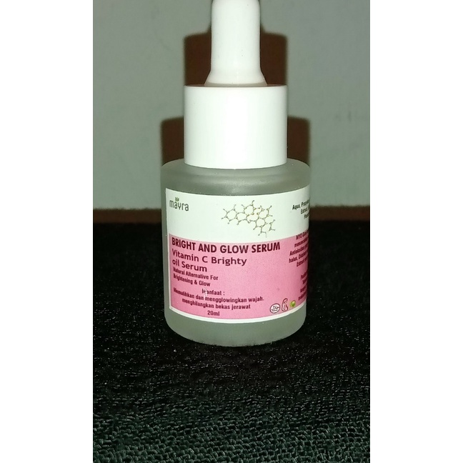 [READY] SERUM VIRAL BRIGHT &amp; GLOW MAYRA SERUM MAYRAORGANIK NEW SERUM VITAMIN C WHITENING GLOWING 20 ml