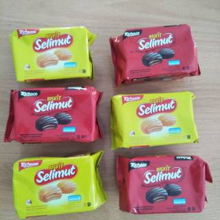 Bisvit Selimut Biskuit Sandwich Salut Krim Kemasan 50 Gram | Shopee ...