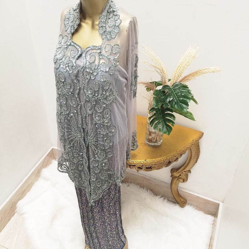 KEBAYA WISUDA PENGANTIN NGANTEN FULL PAYET PESTA KEBAYA  BIG SIZE JUMBO BESAR IBI IBU FORMAL KAWINAN