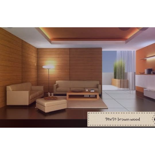 3D Wallpaper Wood 70x70cm / 3D Wallpaper Motif Kayu