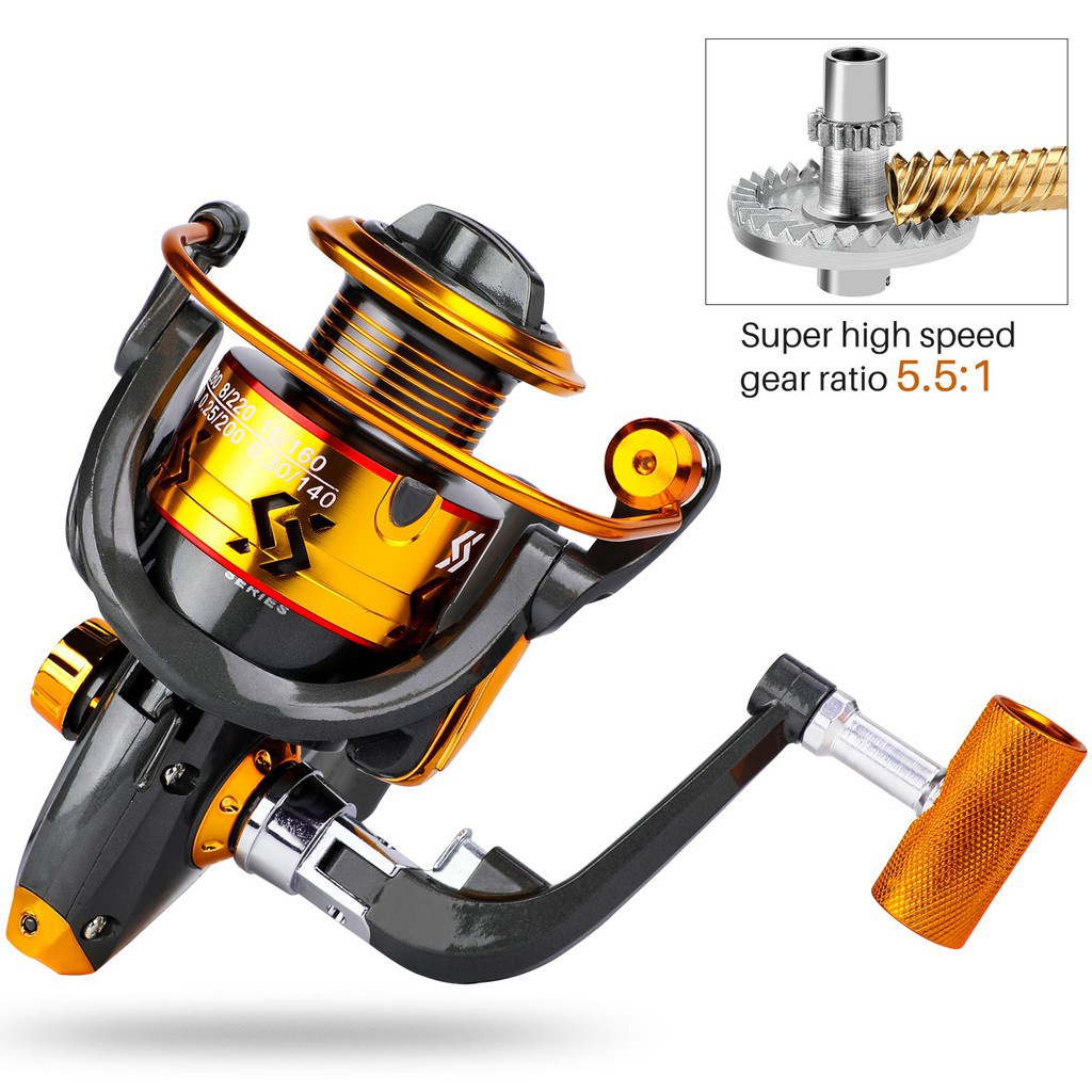 Reel Pancing 12BB Spinning Fishing Reel Gearing 5.5:1 High Speed Fishing Wheel