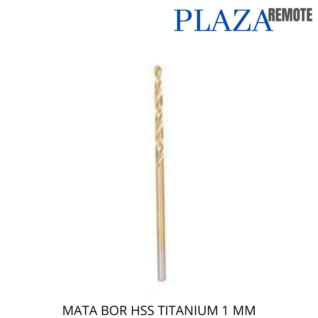MATA BOR HSS TITANIUM COATED KAYU LOGAM BESI ALUMUNIUM 1 MM (MIN 10 PC)