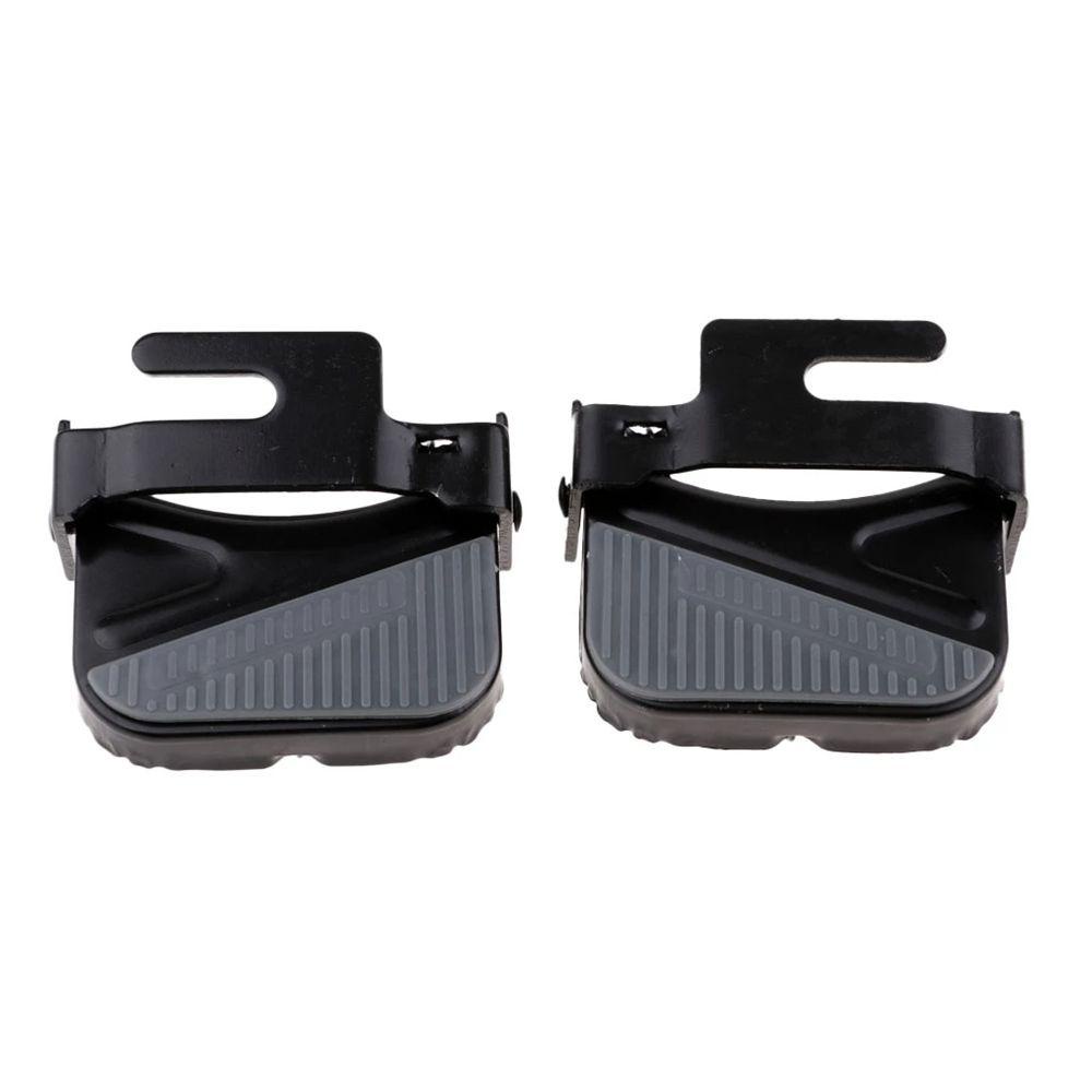 Lanfy Pedal Belakang Sepeda Dilipat Non-slip Bagian Sepeda Anak Jok Belakang Pedal Aksesoris Sepeda Steel Bike Footrest