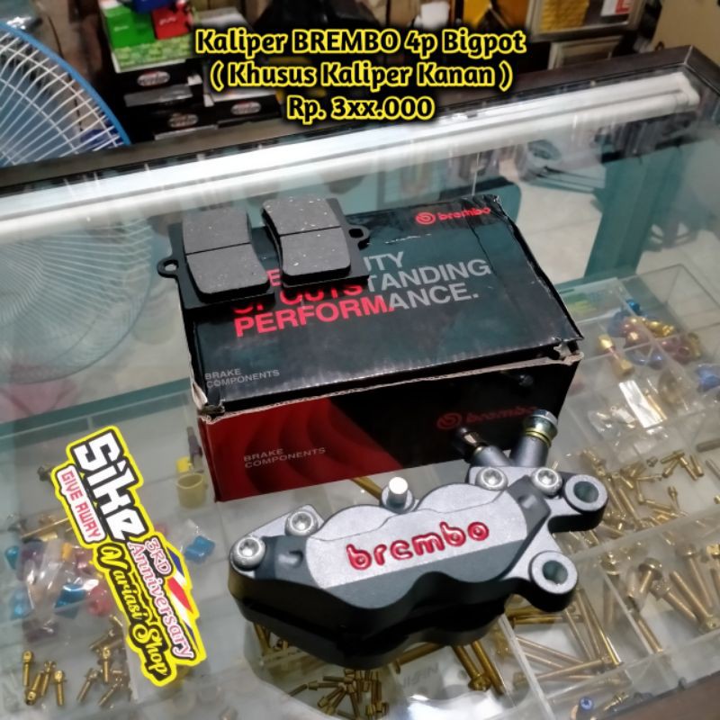 Kaliper Brembo 4p Bigpot Mio Fu Ninja Vixion Dll